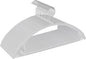UNEED Hangers 32 Pack, Plastic Non-Slip Black Hangers, No Shoulder Bumps, Curved Design to Protect Clothes Shape (Grey)