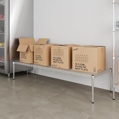 24" Deep x 72" Wide x 14" Height Wire Shelving Kit | 1-Tier | NSF Commercial Storage Rack Unit