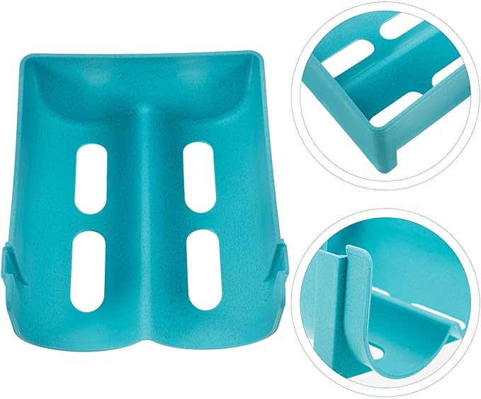 VICASKY 2pcs Stackable Can Holder Fridge Organizer Rack Blue Soft Drink Can Dispenser for Kitchen Refrigerator Pantry Storage