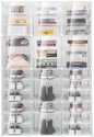 12-Tier Shoe Rack - 72 Pairs Shoe Storage Organizer - Stackable, Portable Cabinet (3-Tier Box x 12)