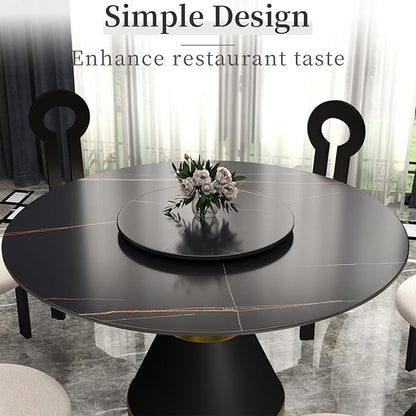 31.5" Lazy Susan for Table Top Tempered Glass Rotating Serving Tray for Dining Table, Kitchen Lazy Susan Organizer Spinning Rotating Food Server Party Centerpieces