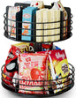 Snack Organizer - Versatile Snack Storage 2 Tier Lazy Susan with Convenient Grab-and-Go Design, Metal Snack Holder for Home, Office, Breakroom, 11.85" L x 11.85" W x 13.3" H (Matte Black)