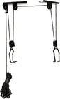 Bike Hanger - Overhead Hoist Pulley System with 100lb Capacity for Bicycles or Ladders - Secure Garage Ceiling Storage by Rad Sportz