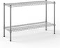 14" Deep x 42" Wide x 27" Height Wire Shelving Kit | 2-Tier | NSF Commercial Storage Rack Unit