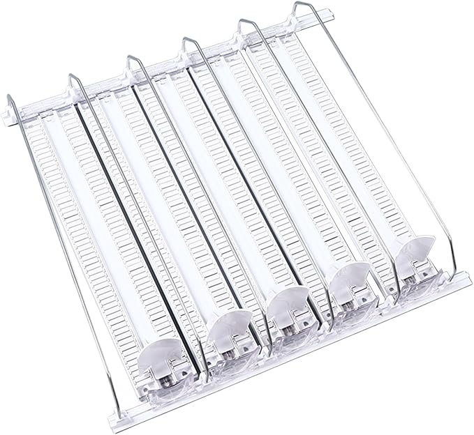 38cm Fridge Drink Dispenser Adjustable Refrigerator Self Pushing Soda Can Dispenser for Beer Can (5PCS)
