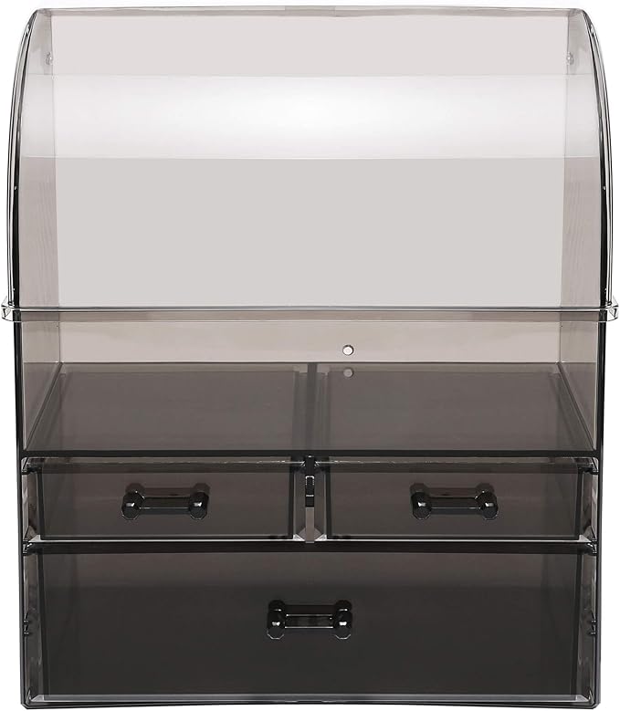 MOOCHI Professional Large Cosmetic Makeup Organizer Bathroom Storage Display Case with Drawers