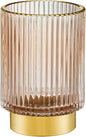 Makeup Brush Holder Organizer,Toothbrush Holders,Desk Pen Pencil Holder,Multifunctional Vintage Glass Brush Cup(A3-27-US)