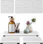 3PCS Water Absorbing Stone Tray, Fast Drying Stone Sink Tray, Stones Soap Trays, Water Absorbent Diatomite Trays, Diatomite Coasters for Kitchen Sink Bathroom Counter, Hand Soap Dish & Holders