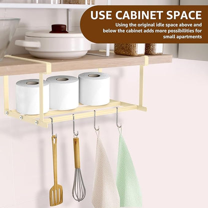 Shoe Storage Rack Retractable, Space Saving Hanging Shoe Organizer Shelves, Expandable Hanging Shoe Rack Organizer for Pantry, Laundry Room, Desk, Cabinet, Bookshelf