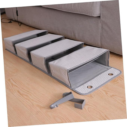 PRETYZOOM Over Door Pantry Organizer 4-Layer Hanging Closet Organizer Wall Hanging Bag Easy to Install