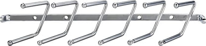 Hardware Resources 296T-PC 11" Screw mounted tie rack Polished Chrome finish