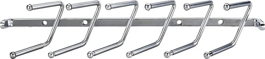 Hardware Resources 296T-PC 11" Screw mounted tie rack Polished Chrome finish