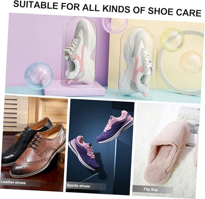 6pcs Shoe Container Storage Shoe Boxes Stackable Organizer for Closet Racks