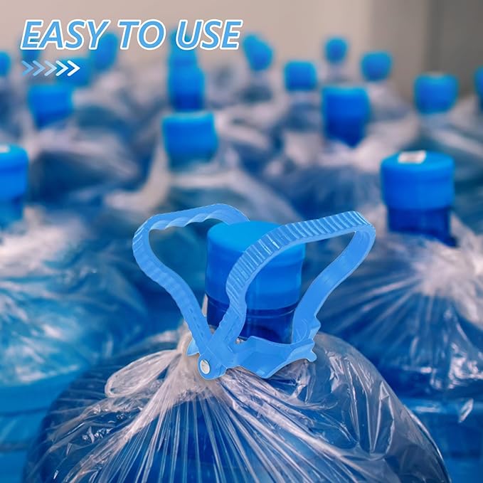 Heavy Duty Water Bottle Carrier Handle for Jugs Sturdy Plastic and Comfortable Grip