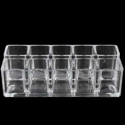 Lipstick Holder, 10 Slots Acrylic Lipstick Organizer, Lipstick Holder Case Display RackStand Cosmetic Makeup Organizer, Lipgloss Organizer, Makeup Holder Storage Display