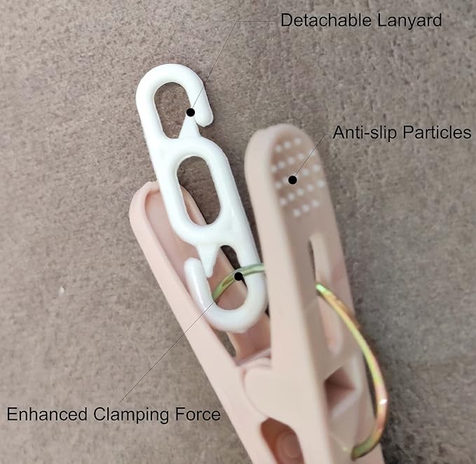 Foldable Clothes Travel Hangers with Clips Clothes Drying Racks Socks Lingerie Plastic Non Slip Skirt Hangers Closet Laundry Organization Hangers Pnk