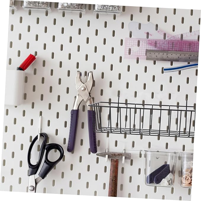 2pcs Hanging Baskets for Organizing Wire Storage Baskets for Wall Mounting Versatile Pantry and Home Decor for Kitchens Bathrooms and Garages