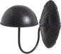 Owlgift Decorative Black Metal Vintage Style Wall Mounted Entryway Hat/Cap/Wig Hanger Display Rack