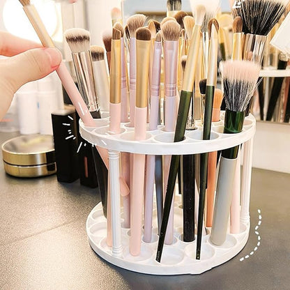 Makeup Brush Holder, 46 Slots, Make Up Brush Organizer for Vanity (1)