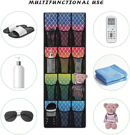 Scales Over The Door Shoes Organizers,Behind Door Shoes Hang Holder Rack,Storage for Small Spaces,Hanging Storage Bags