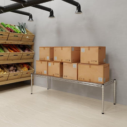 18" Deep x 54" Wide x 14" Height Wire Shelving Kit | 1-Tier | NSF Commercial Storage Rack Unit