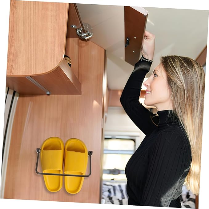 Slim Hanging Shoe Rack for Closet Foldable Over Door Shoe Organizer Portable Storage for Camping and Assembly