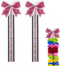 Glitter Large Handmade Cheer Bows Holder, Wall Hanger for Cheerleading Teen Girls High School College Sports (2, Pink)