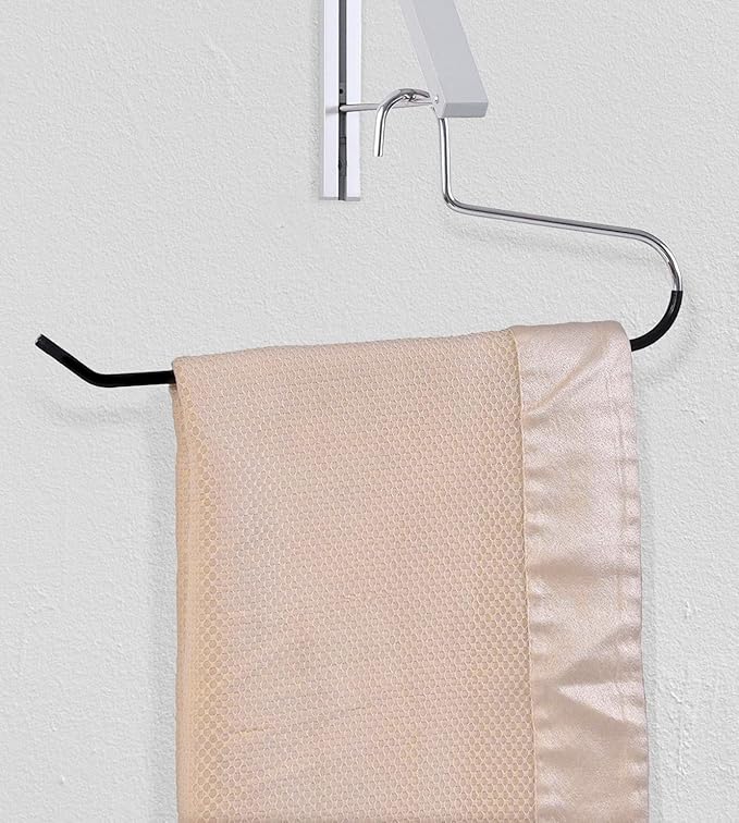 Blanket Hangers Set of 36 Heavy Duty Stainless Steel Hanger with Black Vinyl Nonslip Coating - Great for Closet Storage of Quilts, Comforters, Bedding, Table Cloths, Towels, Rugs and Sleeping Bags