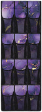 Purple Marble Hanging Storage Bags,Shoe Organizer Door Hanger,Space Saver Hanging Shoe Storage Hanging Bag,Unique Print