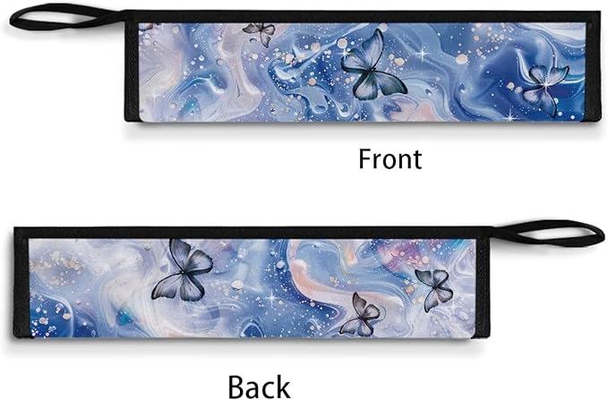 COEQINE Marble Portable Utesil Case Large For Travel Lightweight Leafproof Marble Silverware Bag Portable Leak-proof Holder for Kitchen Fit 11.8 x 2.7 inch