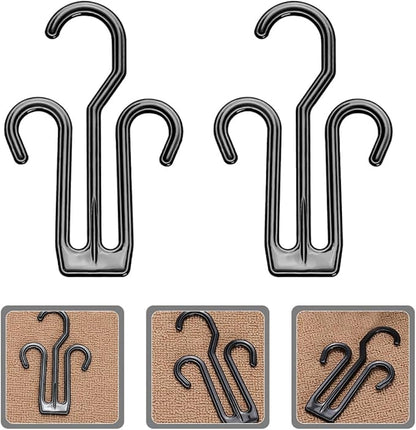 ARTIBETTER 25pcs Plastic Shoe Display Hooks Hanging Organizer for Drying Slippers and Shoes for Home and Mall Storage