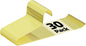 SPECILITE 30 Pack Open Ended Metal Gold Pants Hangers for Jeans, Slacks, Leggings, Towel, Scarf, Heavy Duty & Space-Saving