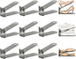 Shoe Slots Organizer, Clear Shoe Stacker, Adjustable Level Shoe Rack,Storage Space Saver for Sneakers Display (Grey Transparent, 12Pack)