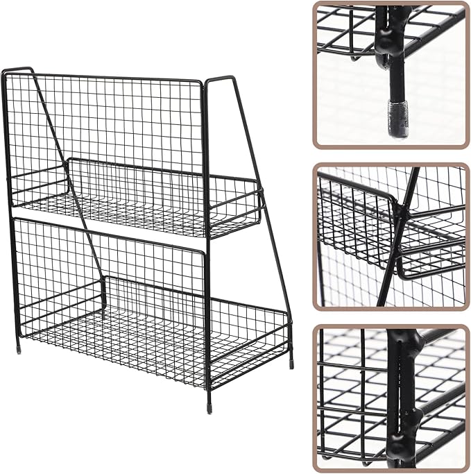 CALLARON Water Cup Organizer Double Design for Efficient Draining and Display for Home Kitchen and Dining for Tea and Coffee Cups
