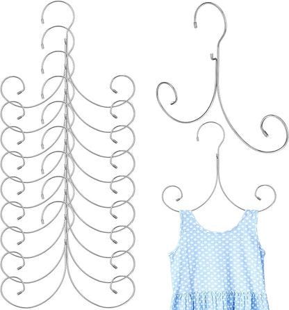 Colingmill 10 Pcs Lingerie Hangers Bathing Suit Hangers Life Jacket Non Slip Cascading Racks for Tank Tops, Sports Bra, Yoga Tops, Lingerie, Swimsuits
