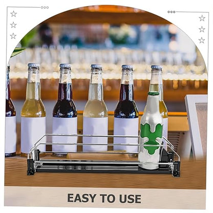 Fridge Beverage Dispenser Stand Stackable Soda Can Organizer Easy to Use Design