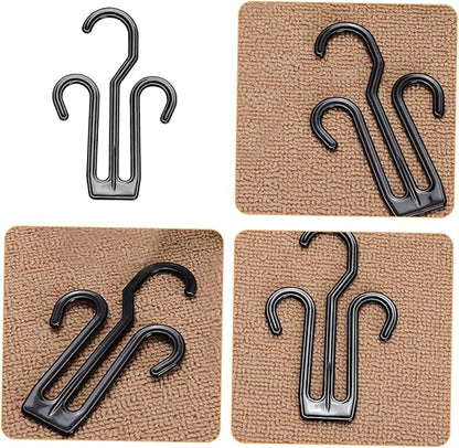 OUNONA 50pcs Multi-Functional Hanging Shoe Rack for Travel and Home Use Portable Slipper Hanger for Sandals and Shoes Lightweight Organizer for Drying Outdoor and Indoor Settings