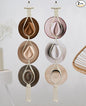 2 Pieces Hat Racks Hat Hangers for Wall, Bohemian Hat Organizer for Wall Hanging Hat Display, Hand Weaving Boho Hat Rack Decorative Cowboy Women Hat Holder for Wide Brim Bowler Fedoras