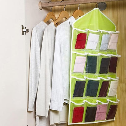16 Pockets Clear Over Door Hanging Bag Shoe Rack Hanger Storage Organizer Attractive design