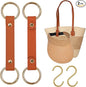 2 Pack Sun Hat and Baseball Cap Rack, Multifunctional Hat Rack, Vacation Traveling Essentials Accessor(B001-Brown)