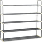 Home-Complete Shoe Storage Rack, 5-Tier Shoe Organizer for Closet Bathroom Entryway, Shoe Shelf Holds