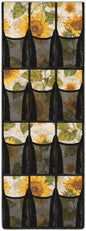 Sunflowers Over Door Art Supply Organizer - 12 Deep Pockets for Scissors, Markers, Yarn - Dye-Resistant Fabric