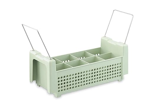 Vollrath 8-Compartment Flatware Basket w/Handles
