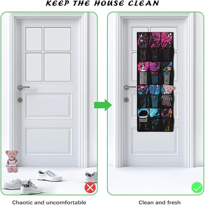 Generic Colorful Tie-Dye Hanging Pocket Organizer Lightweight Storage Door Organizer Meet Diverse Storage Needs and Make Finding Things More Convenient and Efficient for Housewives Students