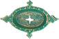 Sungmor Heavy Duty Cast Iron Soap Holder, Vintage Bar Soap Dish for Kitchen Bathroom Sink, Lovely Starfish Shape & Antique Green Sponge Dish Soap Tray, Decorative Jewelry Holder Tabletop Container