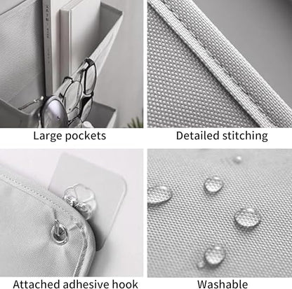 Wall Pocket - 15.75 x 24.8 Inch Step , Door Hanging Bag, Cupboard Hangable Storage Bag for Kitchen, Cupboard, Bathroom, Bedroom, Laundry College Door