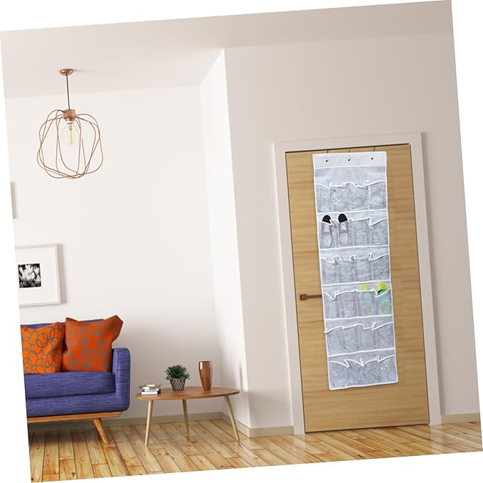 Zerodeko Hanging Shoe Storage Mount Door Organizer Nonwoven Bag Hooks Storage Organizer Pouch