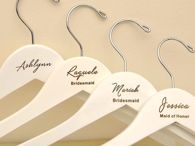 Personalized Bride Hanger, Wedding, Lady, Custom, Honor Maid, Bridesmaid, Doctor, Graduation Dress
