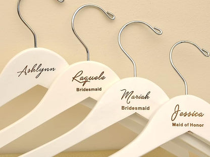 Personalized Bride Hanger, Wedding, Lady, Custom, Honor Maid, Bridesmaid, Doctor, Graduation Dress