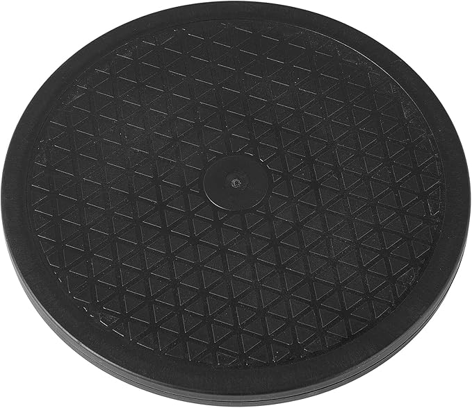 2 Pcs (10 Inch) Heavy Duty Rotating Swivel Stand - Lazy Susan with Steel Ball Bearings for Model Base/Rotating Plants/Crafts Stand Monitor/TV/Monitors/Potted Plants (360˚ Rotation)